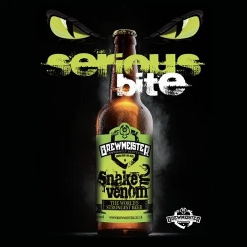 Snake venom beer. Brewmeister snake venom.