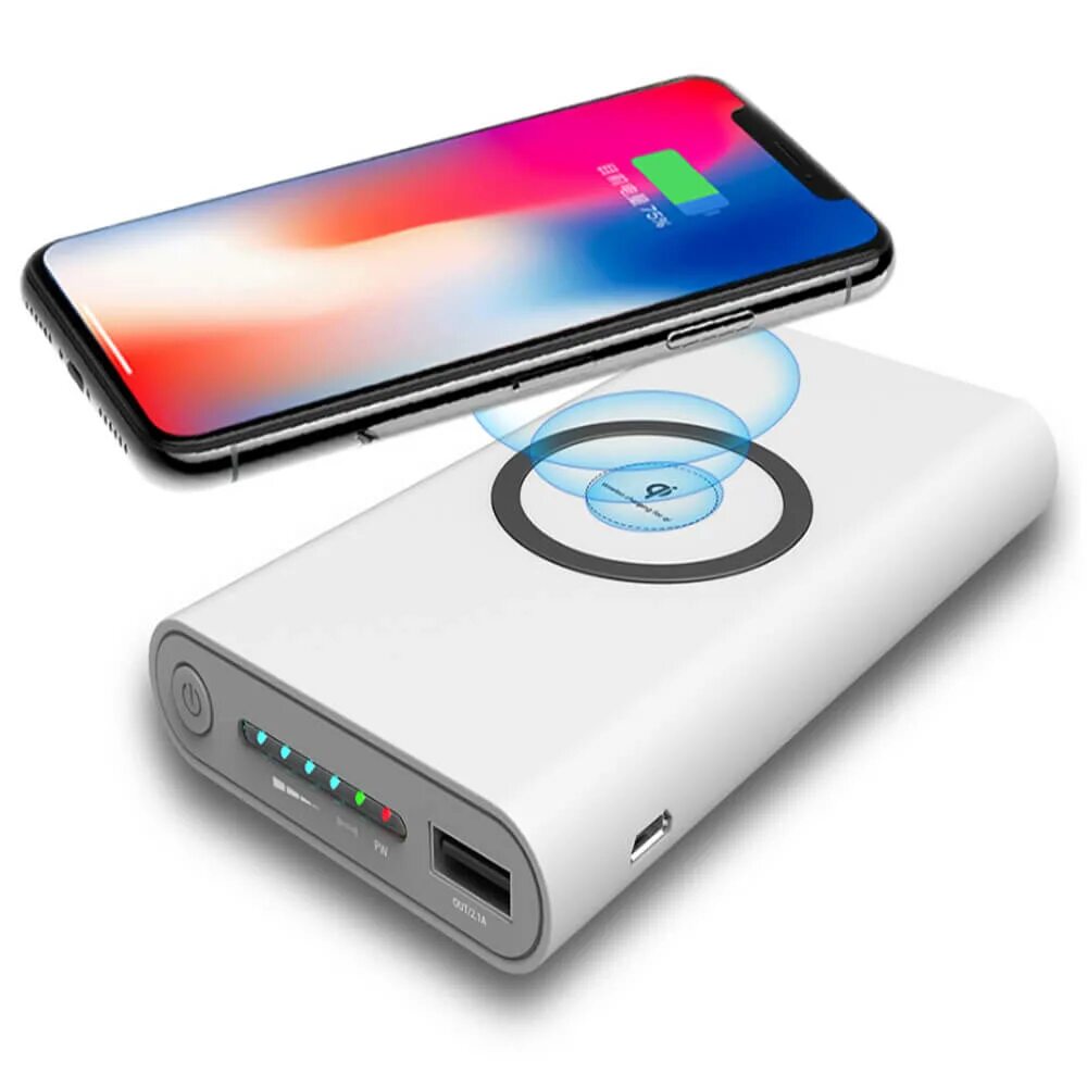 Пауэр банки с беспроводной зарядкой. Беспроводной Power Bank Qi-compatible 20000 Mah. Беспроводной Power Bank Qi 10000mah. Power Bank 20000 Mah с беспроводной зарядкой. Qi Powerbank Wireless 10000 МАЧ.