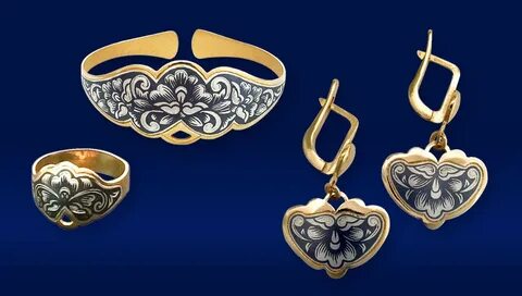 Северная чернь ювелирные украшения