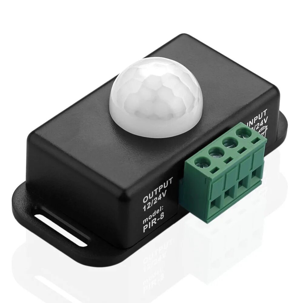 Датчик движения 12 м. Motion sensor 12v. pir 024  датчик движения 12v. инфракрасный датчик движения на 12 в.. контроллер pir sensor.