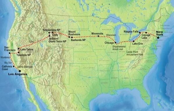 Водопад Йосемит на карте Северной Америки. Йосемит на карте Северной Америки. Водопад Йосемити на карте Северной Америки. Водопад Йосемит на карте Северной Америки физическая.