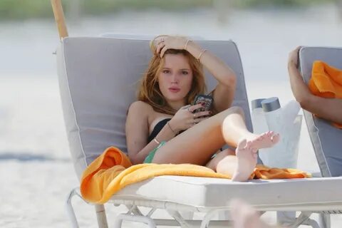 Bella Thorne Cheeky Bikini Photos In Miami My Own Worst Enemy, Glamour Maga...