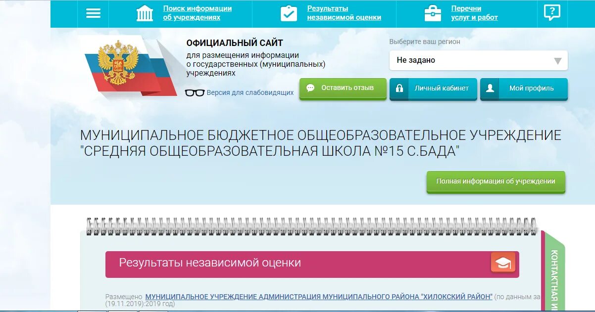 результаты независимой оценки