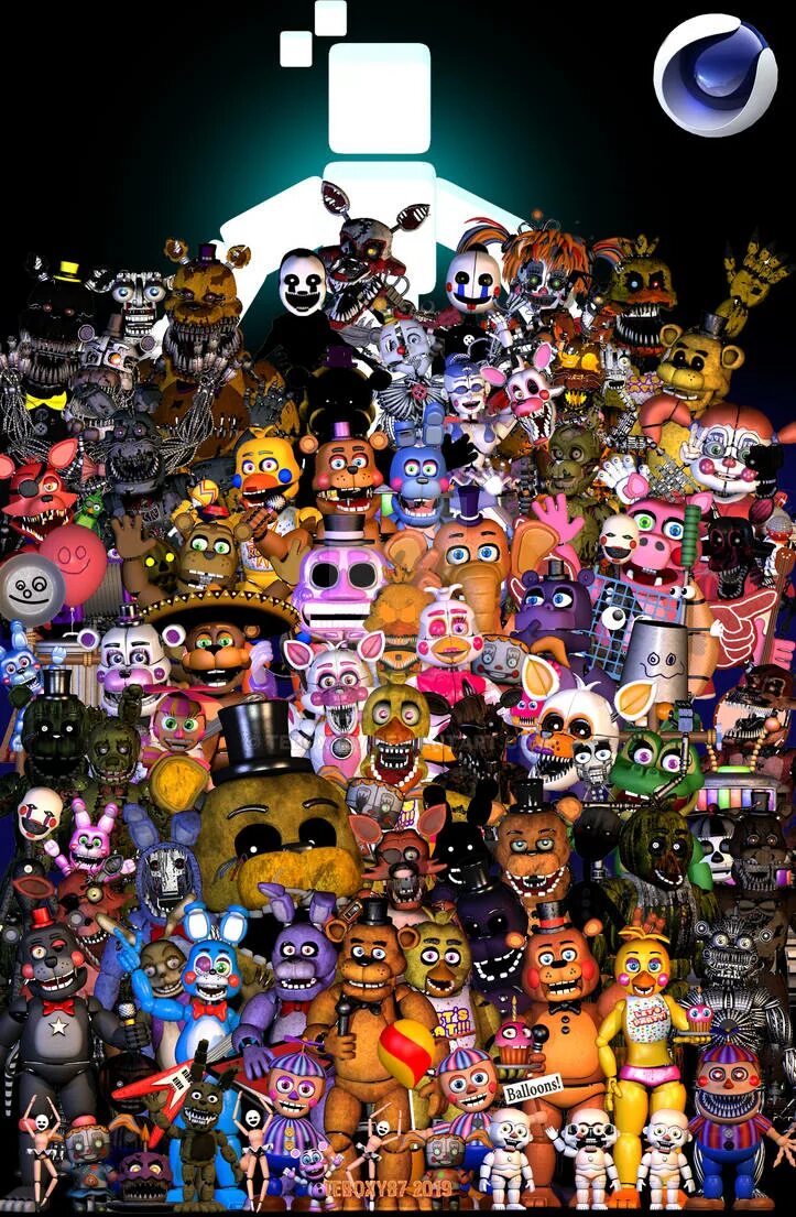 Сколько игр фнаф. АНИМАТРОНИКИ ФНАФ 1. FNAF 1 all Animatronics. АНИМАТРОНИКИ ФНАФ 1 часть. FNAF 5 все АНИМАТРОНИКИ.