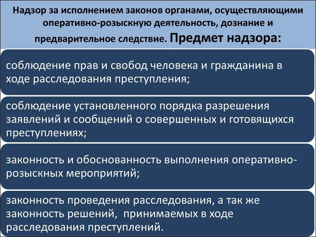 Формы организации следственной деятельности. Надзор за органами дознания и предварительного следствия. Надзор за исполнением законов органами. Прокурорский надзор за органами следствия и дознания. Надзор за деятельностью органа дознания..