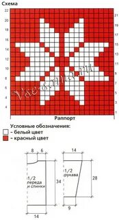 Снежинка спицами описание