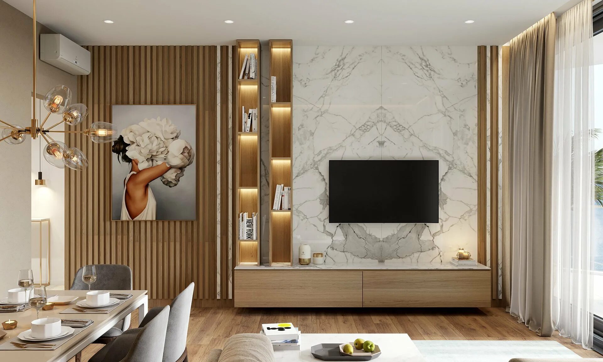 Современная стена с телевизором. Декор гостиной в современном. Декор стены в гостиной с телевизором. Телевизор в интерьере гостиной. Дизайнерские решения для гостиной.
