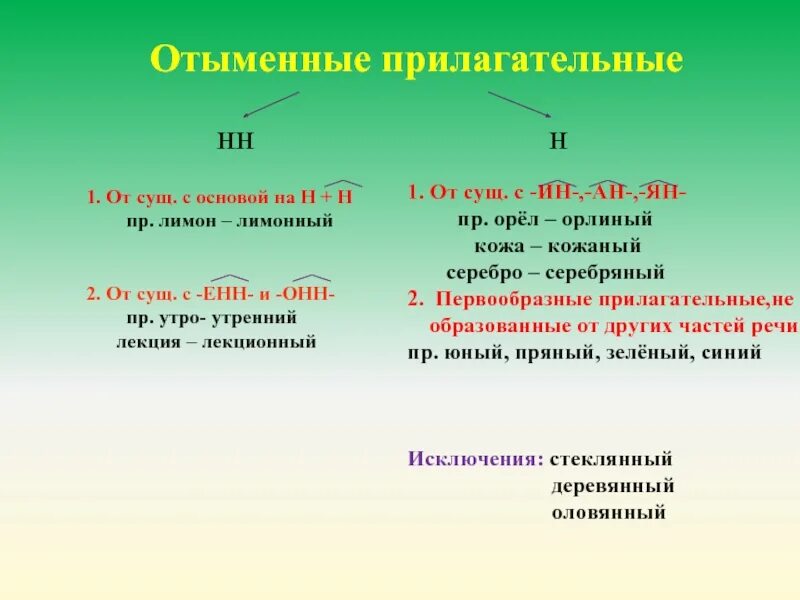 Отименыеприлагательные. Отыменные прилагательные. Правописание н и НН В отыменных прилагательных. Н НН В отыменных и отглагольных прилагательных.