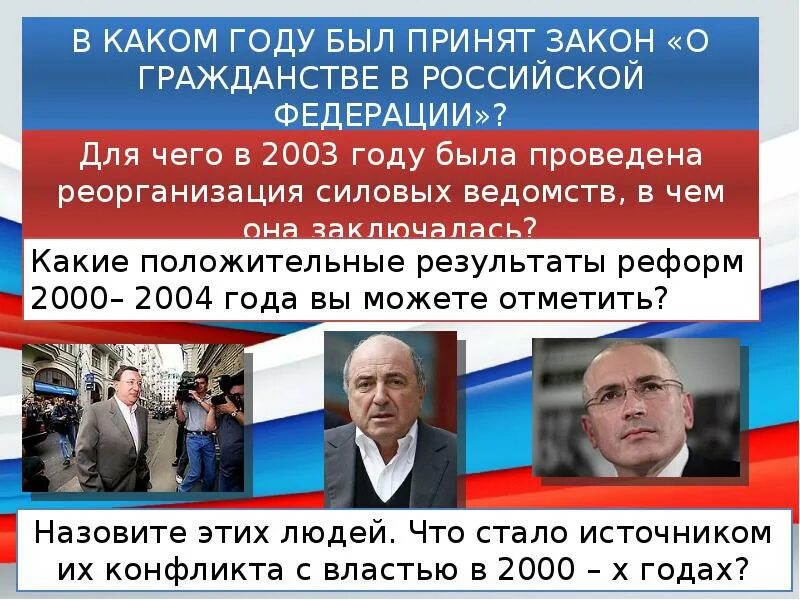 В 2000-2004 В России появился. Новый этап в развитии Российской Федерации 2000-2010-ые гг. Чем закончится Эволюция России?!. В 2000-2004 гг. в России появился.