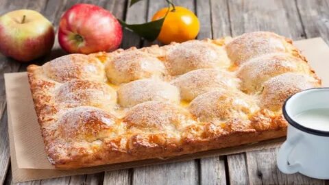 Творожное тесто с яблоками рецепт