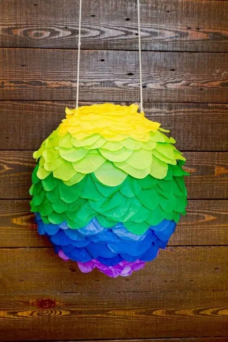 Пиньята кокос. Пиньята своими руками. Пиньята малышарики. Пиньята малышарики. Пиньята кокос.