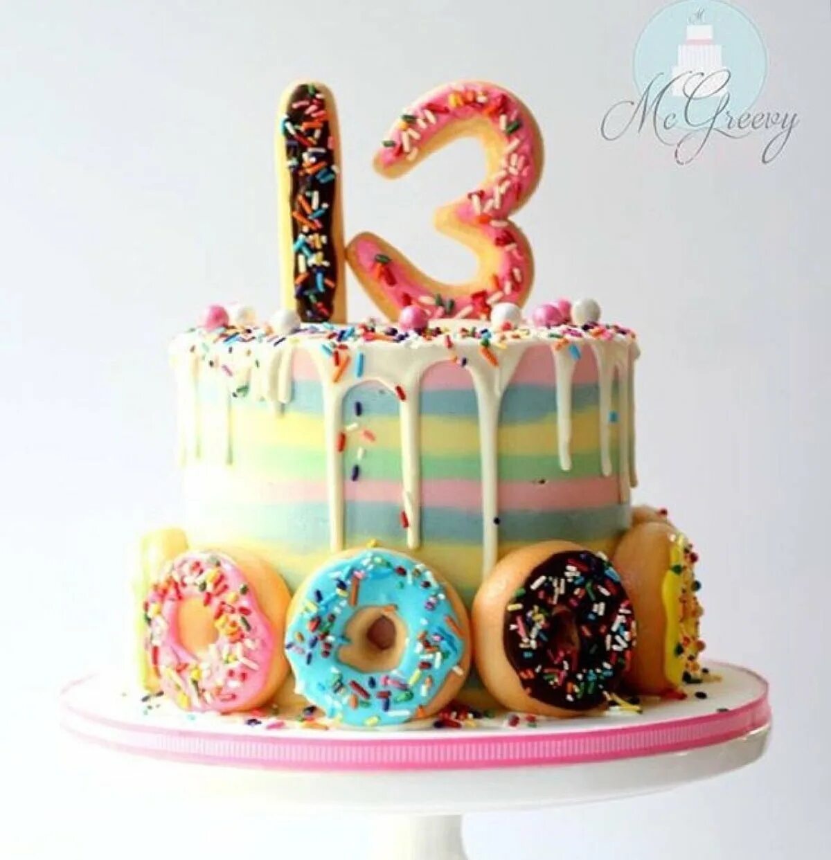 Торт на день рождения 13 лет