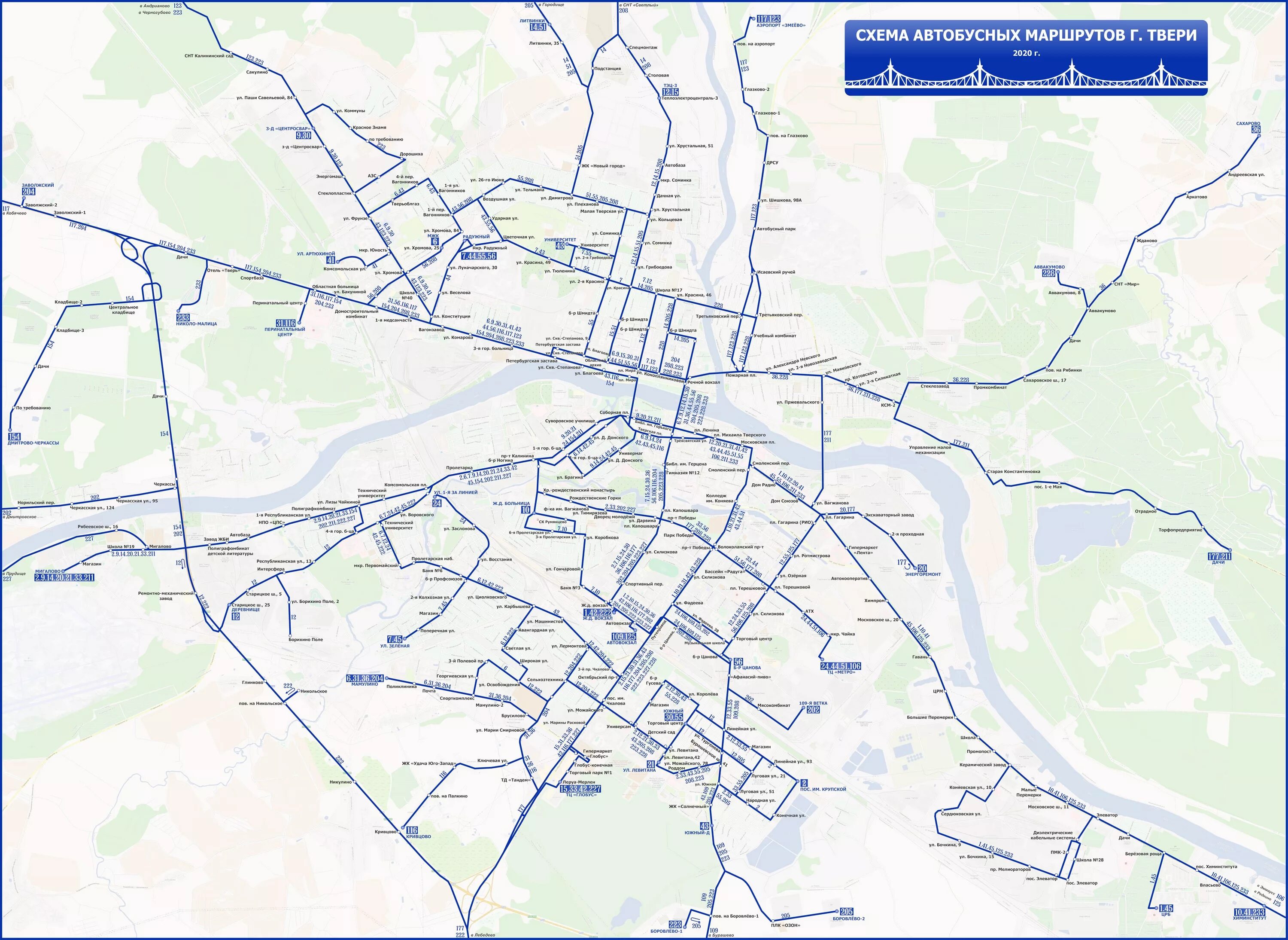 Автобус городской карты