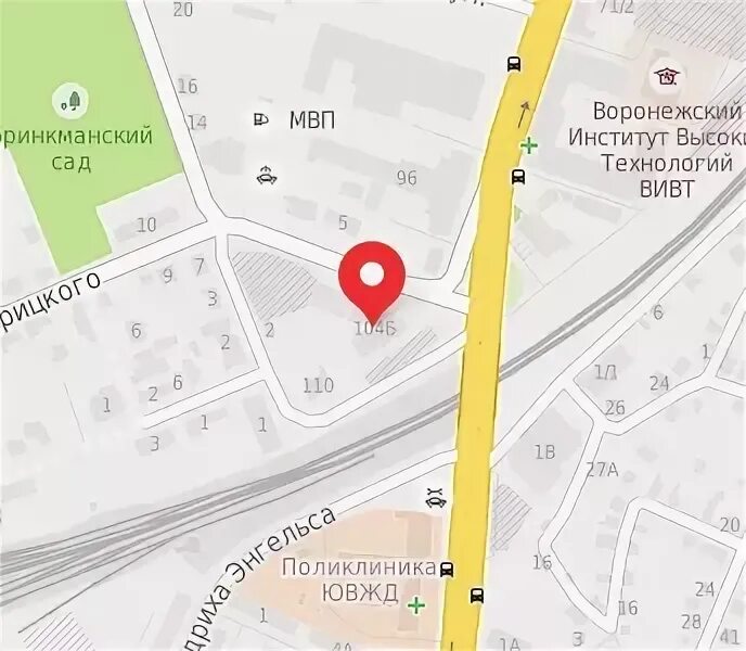 Кб воронеж на карте. Ул ленина 104б воронеж мсэ. ул ленина 104 воронеж. фку гб мсэ по воронежской области.