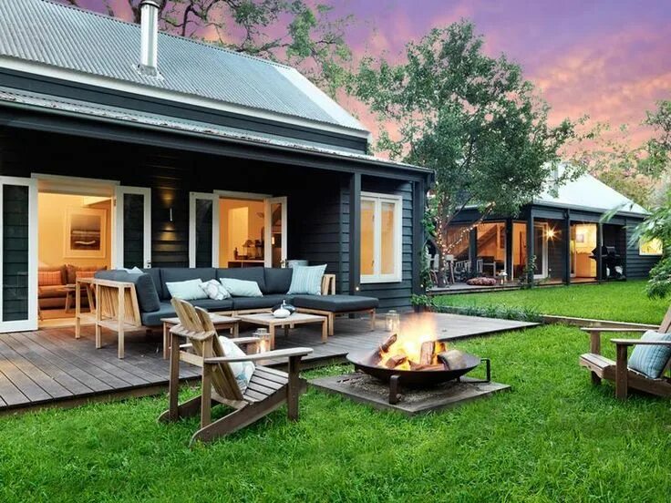 100 лучших идей: ландшафтный дизайн дачи на фото Residential landscaping, Rustic
