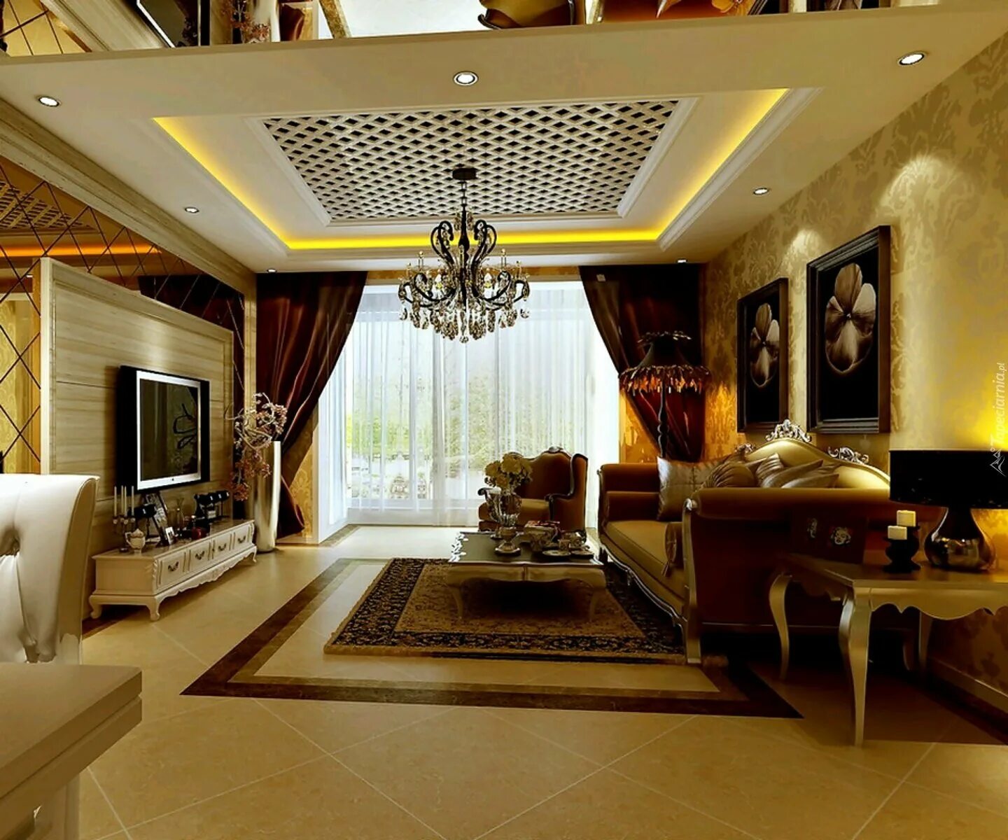 Шикарные потолки. Интерьер потолок. Гостиная в стиле Luxury. Шикарная гостиная. Luxury interior