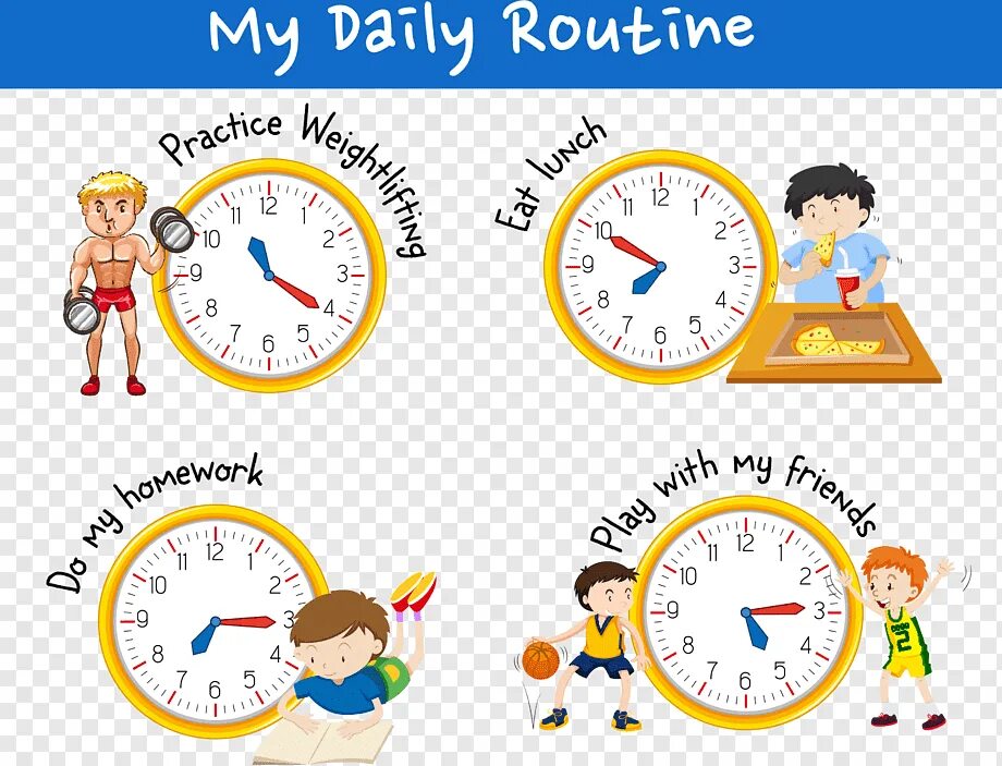 Распорядок дня человека паука на английском. Daily routine часы. распорядок дня daily routine. часы с режимом дня для ребенка. рутина рисунок.