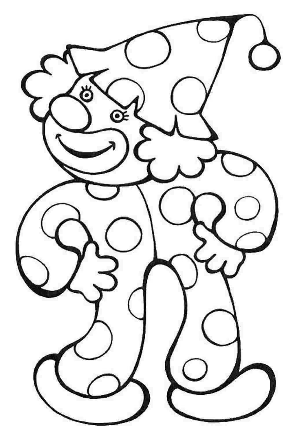 Пластилинография клоун. Клоун раскраска. Клоун раскраска для детей. Клоун для раскрашивания детям. Раскраска весёлый клоун для детей.