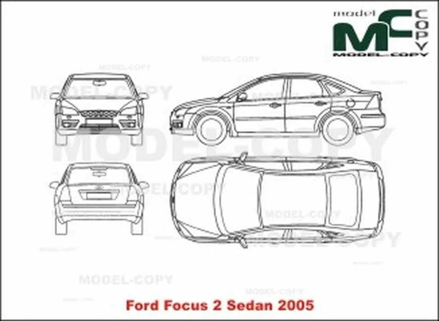 Габариты фокус 2. Форд фокус 2 чертеж. Ford Focus 2 седан чертеж. Форд фокус 2 Рестайлинг седан чертеж. Ford Focus 2 Blueprint.
