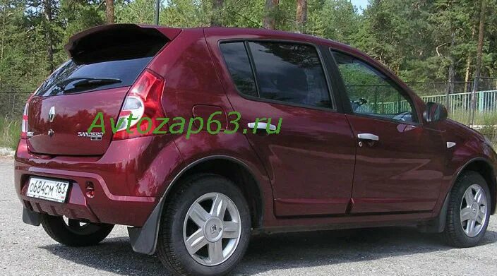 Карт тюнинг спойлер рено сандеро Спойлер, каркасные шторки Renault Sandero 1G, 2 л, 2012 года тюнинг DRIVE2