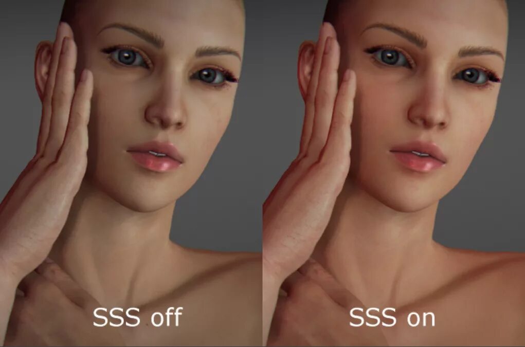 SSS подповерхностное рассеивание. Текстура лица. Subsurface кожа. Specular кожи. Skin many