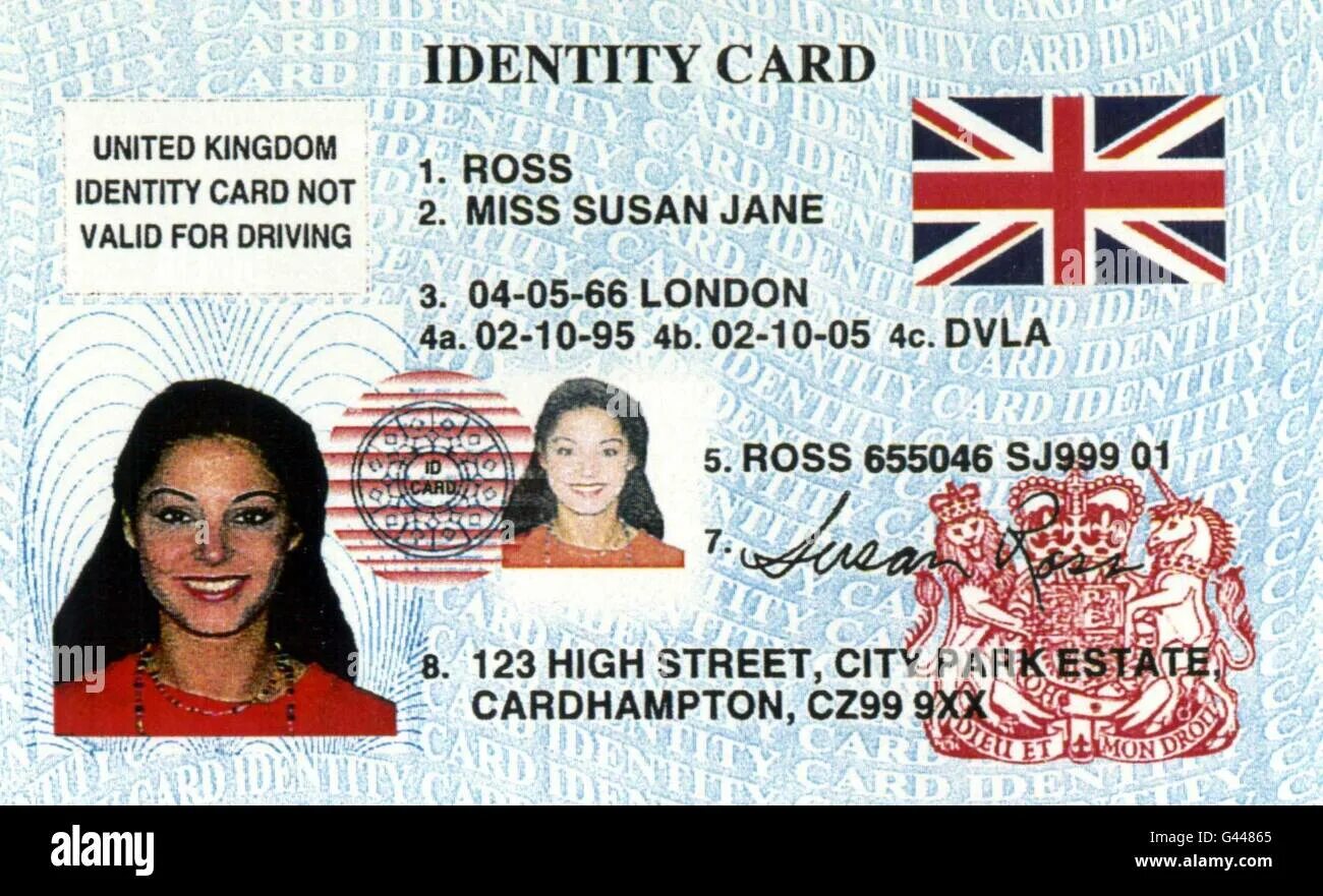 Identity Card. United Kingdom Identity Card. United Kingdom ID Card. National Identity Card uk. Id uk