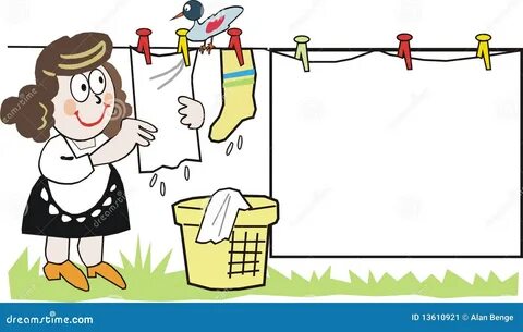 Hang up washing