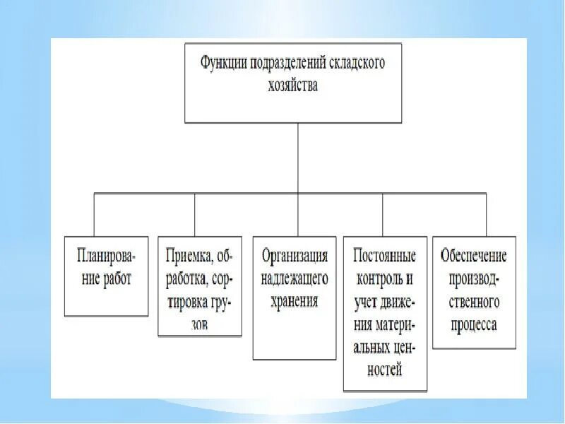 Структура организации склада. Организационная структура складского хозяйства предприятия. Теоретические основы складского хозяйства. Структура складского хозяйства предприятия.