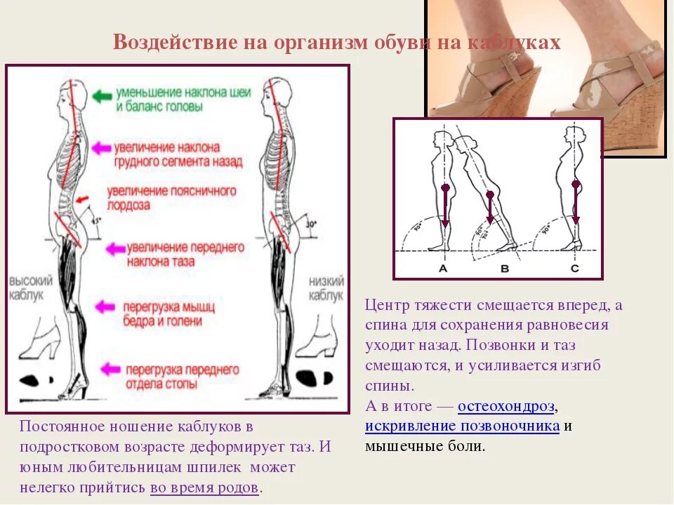 Центр тяжести вперед