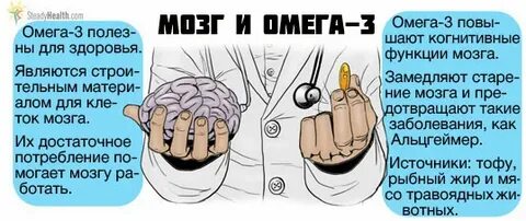 Польза омега 3 для человека