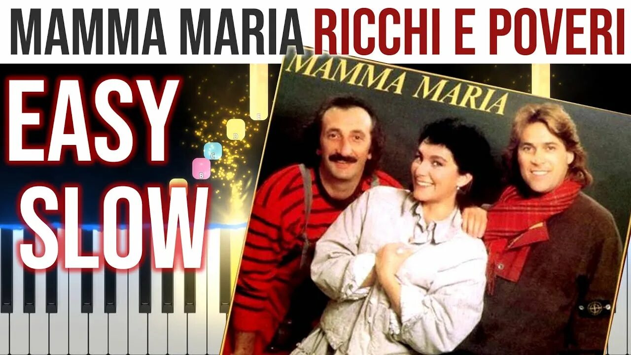 Ricchi e poveri maria. 1982 — Mamma Maria. Mamma Maria от Ricchi e Poveri. Ricchi e Poveri - mama Maria альбом. Ricchi e Poveri mamma Maria Ноты.