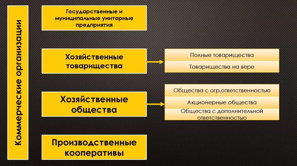 Хозяйственные организации это акционерное общество. Государственные коммерческие организации. Государственные и муниципальные унитарные предприятия. Виды товариществ. Унитарное предприятие и кооператив.