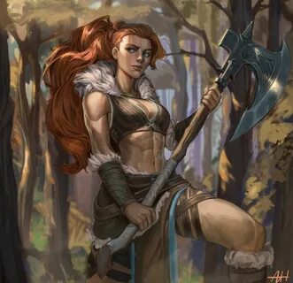 Barbarian!, Asbjørn Hessellund Barbarian, Character art, Concept art characters