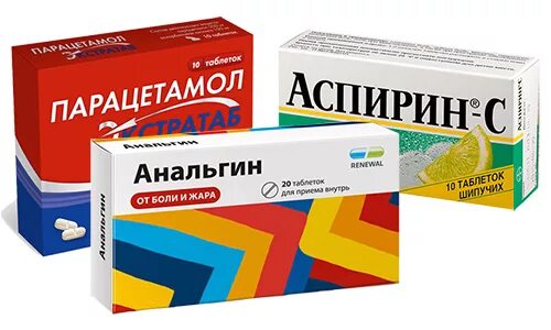 Парацетамол пьют с аспирином