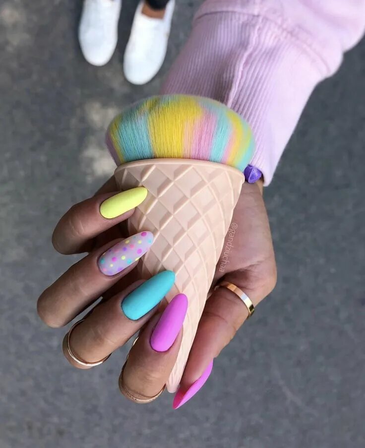 Модный цветной маникюр pussylipgloss Best acrylic nails, Summer acrylic nails, Coffin nails designs