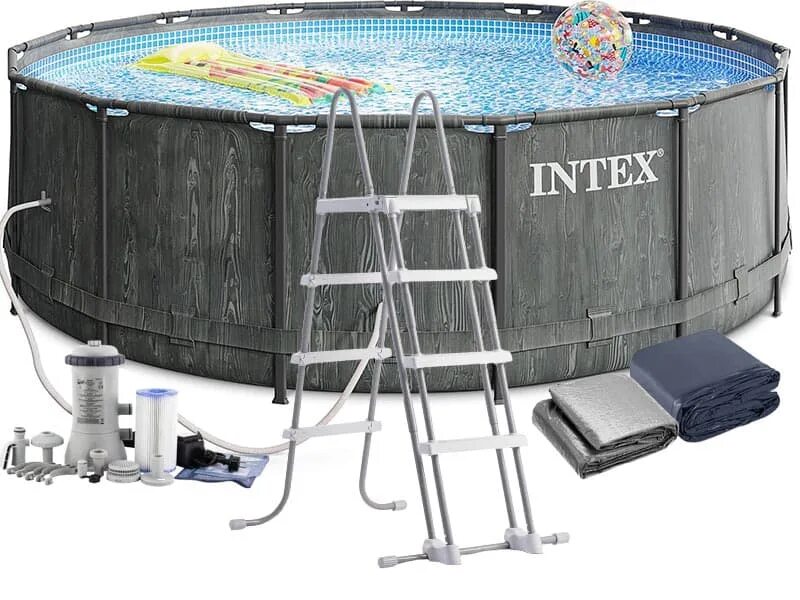 Intex бассейны 457х122см. Бассейн intex greywood prism frame 26742 457х122 см. 26742 intex каркасный бассейн. intex prism frame 457x122. бассейн intex prism frame 26718.