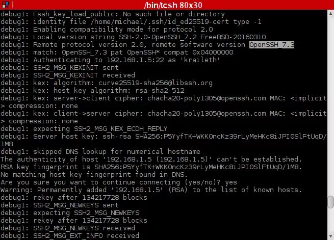 Ssh no matching host key type found