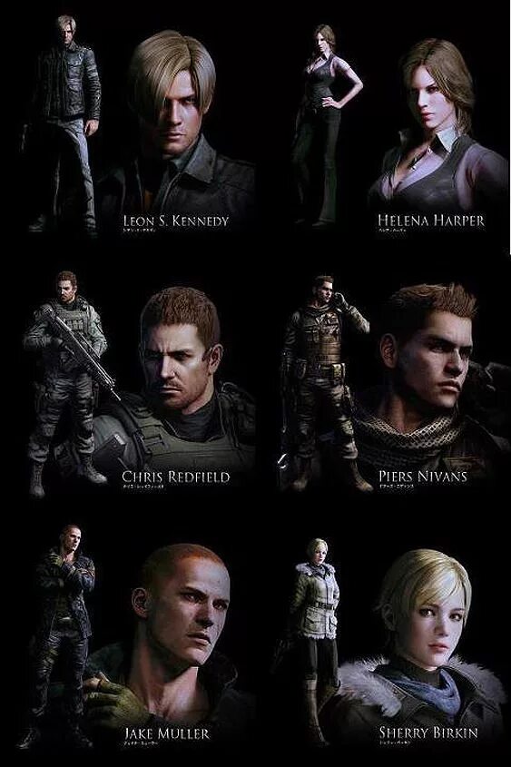 Список персонажей resident evil