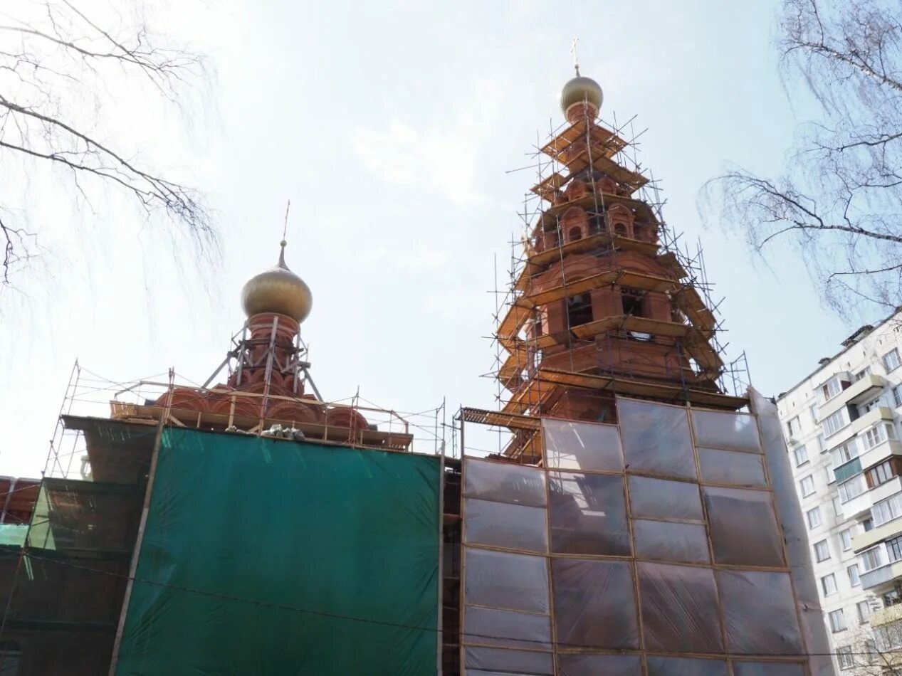 Храм бахрушиных на алексеевской. Храм бахрушиных. храмы на свао. в алексеевском районе отреставрировали храм живоначальной троицы. строящийся храм железнодорожный.