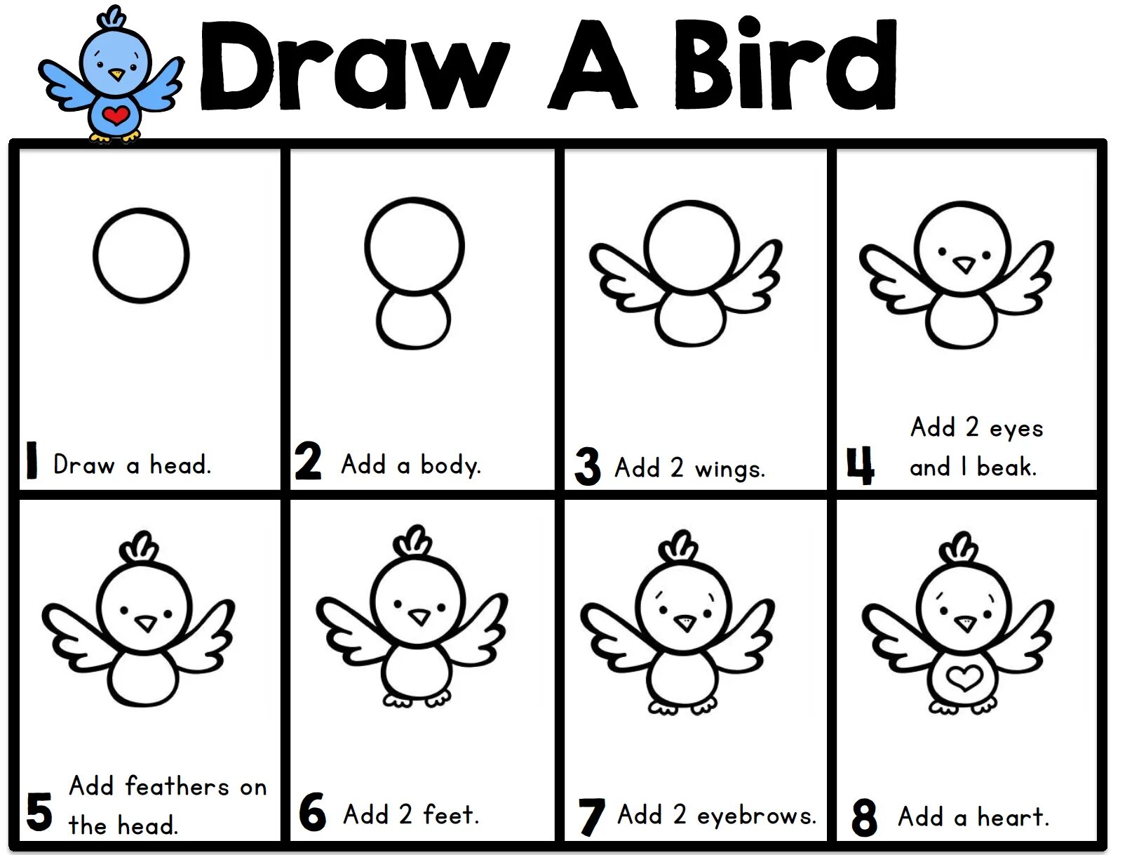 Draw direct. Draw a bird on the. das lied drawing.