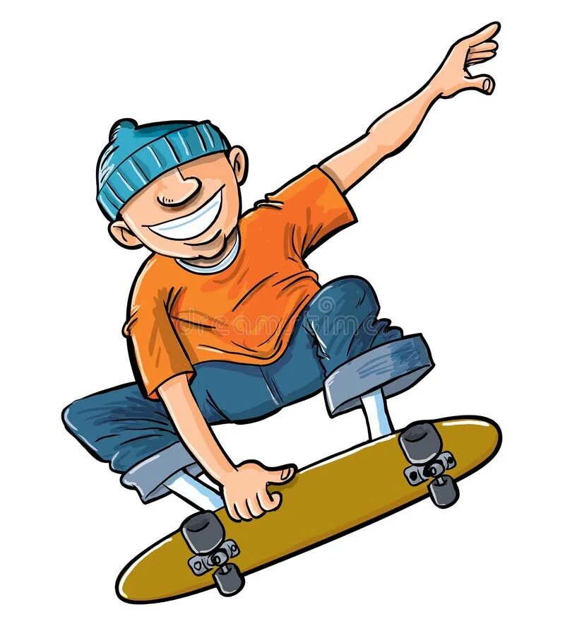Скейтбордист мультяшный. Мальчик на скейтборде. Мультяшный скейтер. Мальчик на скейте.