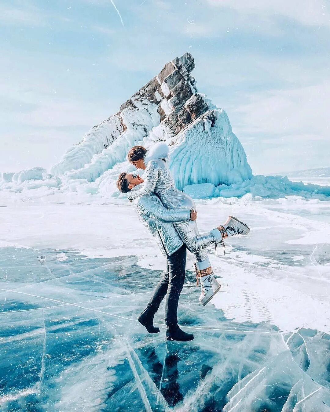 Я говорю тебе про любовь лед 3. Байкал зимой. Фотосессия на зимнем Байкале.