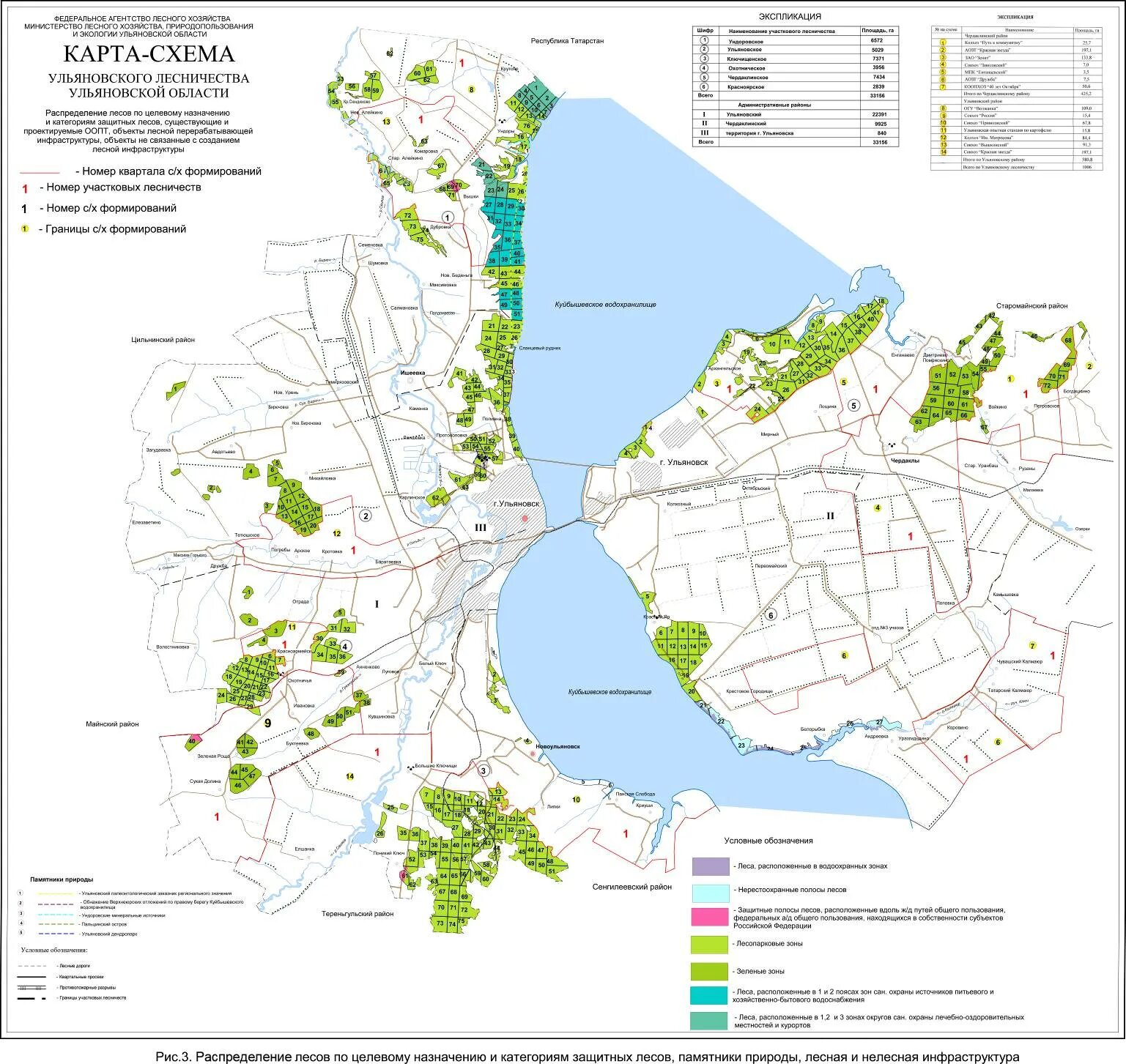 Схема Ульяновской области. Схема лесничества. Ульяновск на карте. Карта схема Ульяновской области.