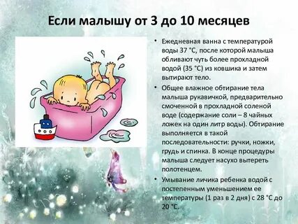 Вода в 3 месяца