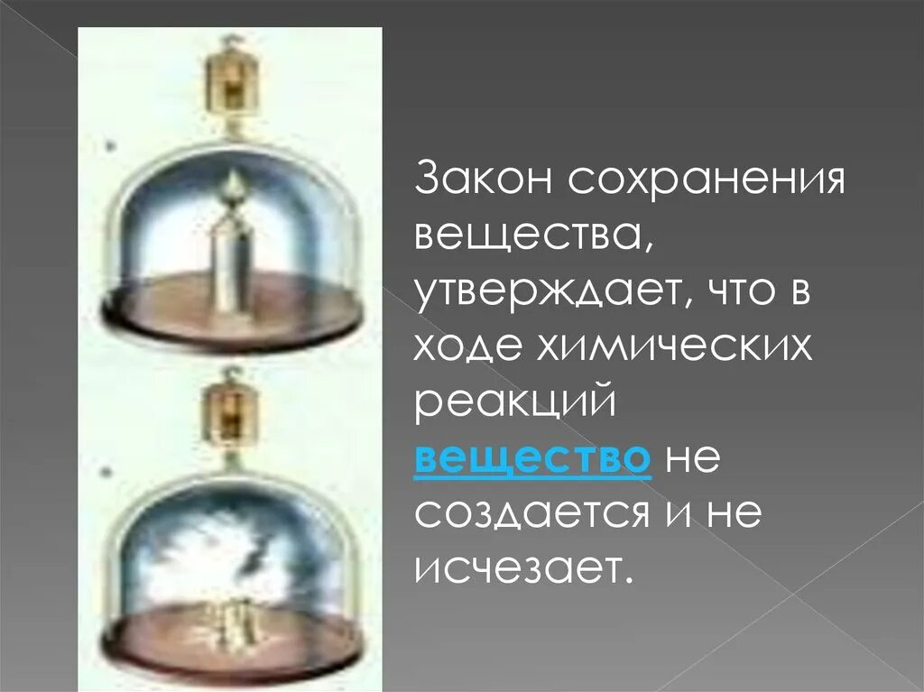 Ломоносов сохранение материи. Ломоносов сохранение материи