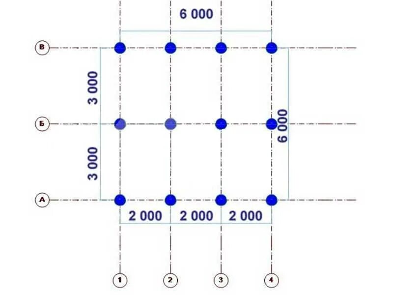 На каком расстоянии надо поставить. Схема свайного фундамента 5х4. Свайное поле 6х6 схема. Схема свайного поля для дома 6х6. Свайное поле для каркасного дома 6х9.