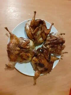 Вкусные перепела на сковороде