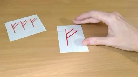 Руны феху как правильно нарисовать