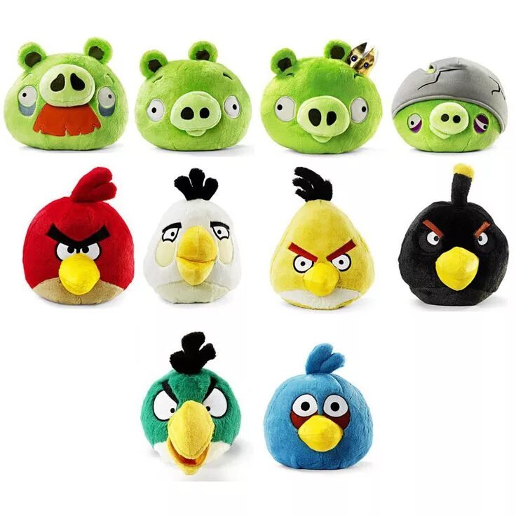 Angry birds store. Набор птичек Angry Birds (Chericole CTC-ab-5). Игрушки свинки Энгри бердз. Angry Birds плюшевые игрушки. Плюшевая Свинка из Энгри бердз.