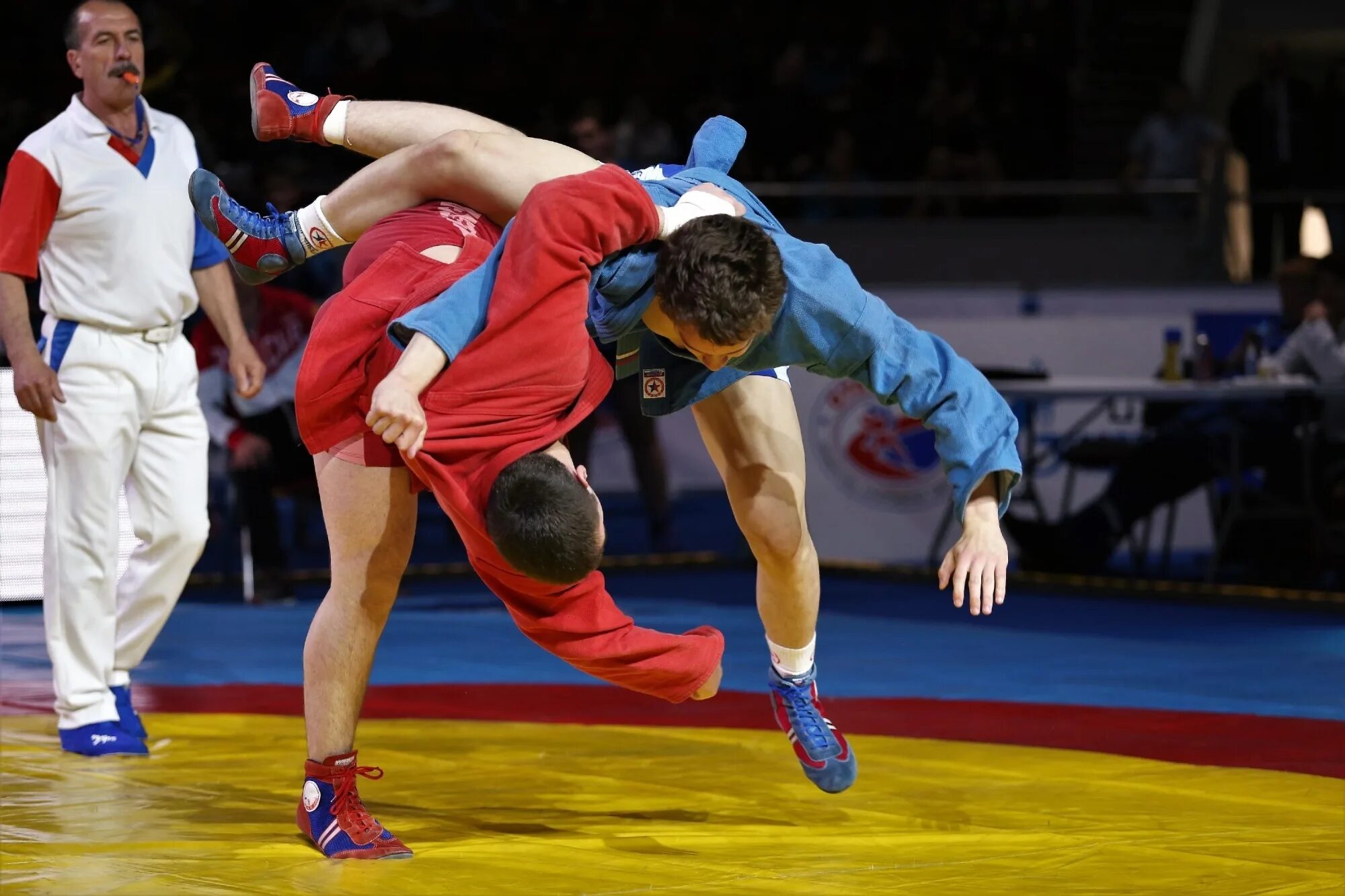 Самбо национальный вид спорта в России.